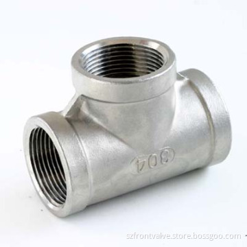 Investment Casting/Precision Casting Stainless Steel Screwed Equal Tee
